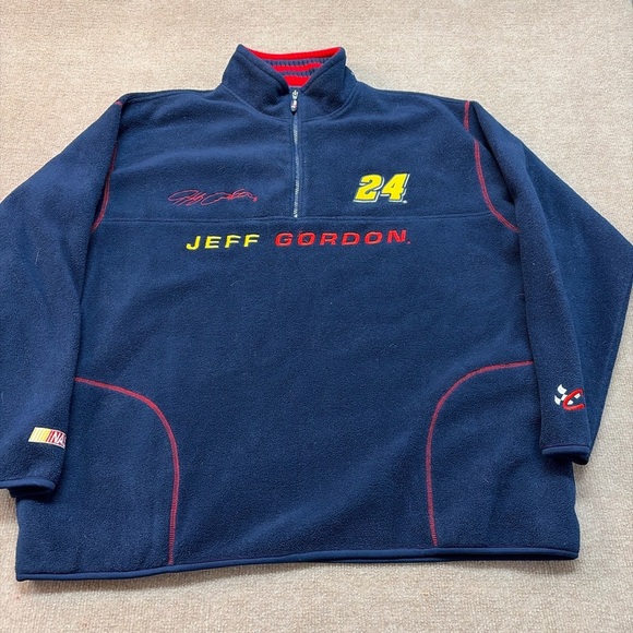 Chase Authentics Other - Jeff Gordon #24 Chase Authentics NASCAR Fleece Pullover – Navy (XL)